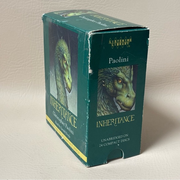INHERITANCE Christopher Paolini
UNABRIDGED ON 24 COMPACT DISCS - Picture 2 of 5